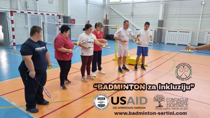 FOTO: Dobojski Info | DOBOJ: Badminton Klub Sertini Doboj pokreće &quot;Badminton za inkluziju&quot;