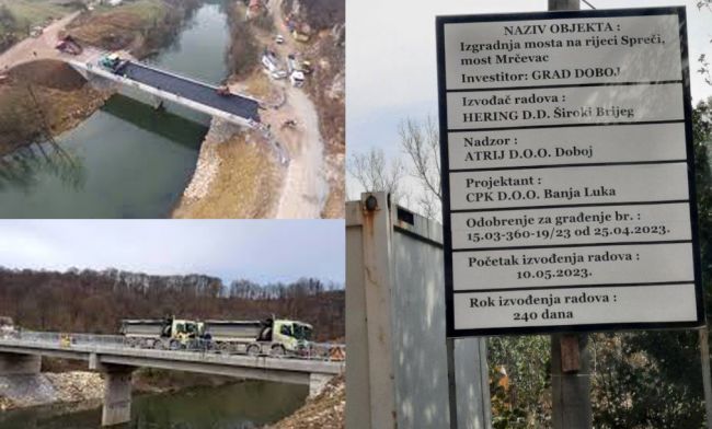 FOTO: Dobojski Info | IZGRADNJOM MOSTA ZA KAMENOLOM OŠTEĆEN BUDŽET DOBOJA ZA 2 MILIONA KM: Krivična prijava protiv gradonačelnika 