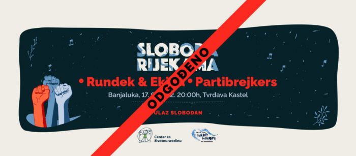 FOTO: Dobojski Info | OTKAZAN KONCERT “SLOBODA RIJEKAMA”: Partibrejkers i Darko Rundek &amp; Ekipa 17. septembra u Banjaluci