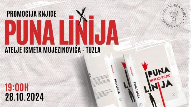 FOTO: Dobojski Info | Promocija knjige &quot;Puna Linija&quot; Nenada Pejića u Tuzli