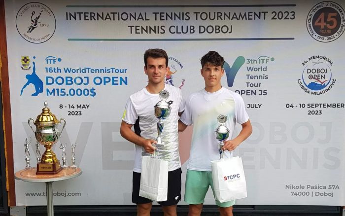 FOTO: Dobojski Info | DOBOJ: Uspješno završen 16. &quot;ITF Doboj Open&quot;, trofej podigao Ergi Kirkin iz Turske!