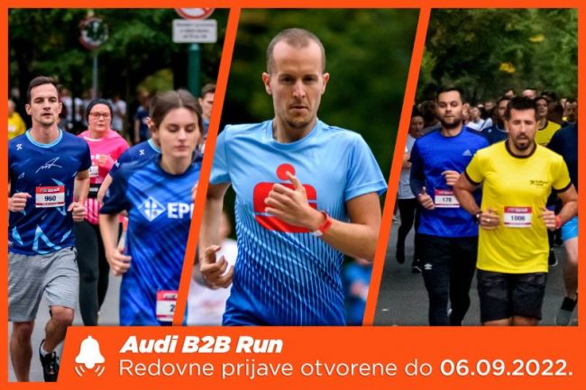 FOTO: Dobojski Info | AUDI B2B RUN 2022.: Redovne prijave otvorene do 06.09.2022.