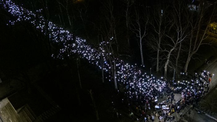 FOTO: Gerila | Studenti u Banjoj Luci održali skup podrške kolegama u Srbiji