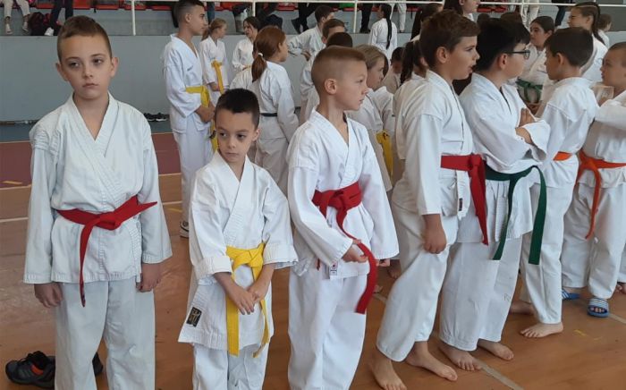 FOTO: Dobojski Info | OTVORENA LIGA ŠAMPIONA: Karate Klub &quot;Vila&quot; iz Doboja osvojio 12 medalja