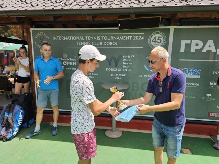 DOBOJ: Ana Petković i Leon Sloboda pobjednici &quot;ITF juniors J30 Doboj open 2024&quot;