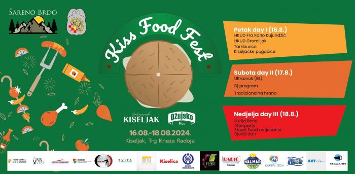 KISELJAK SE SPREMA ZA KISS FOOD FEST: Tri dana gastronomskog užitka