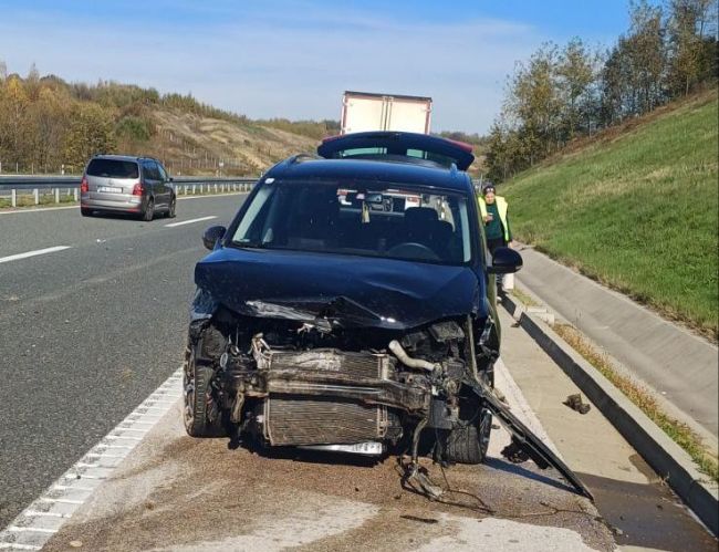 FOTO: Čedo D. I. | DOBOJ: Saobraćajna nezgoda na autoputu "9. januar" kod Brkića Vode