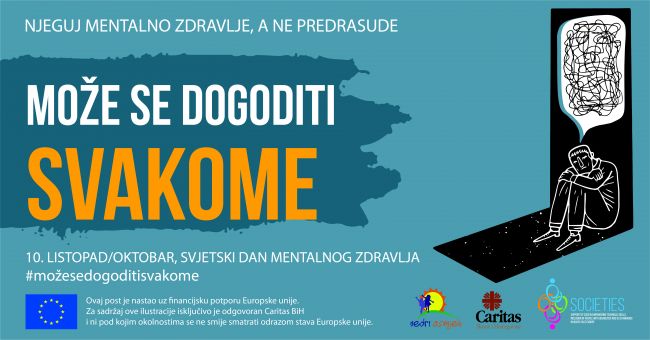 FOTO: Dobojski Info | MEĐUNARODNI DAN MENTALNOG ZDRAVLJA Kampanja „Može se dogoditi svakome“