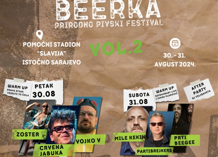 Beerka festival ovog ljeta 30. i 31. avgusta!