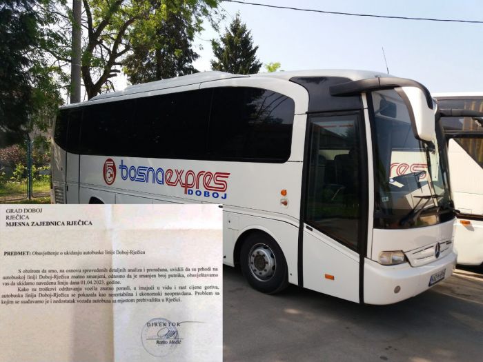 FOTO: Dobojski Info | KO SE POIGRAVA SA NARODOM OZRENA: Ukinut autobuski prevoz Doboj-Rječica.