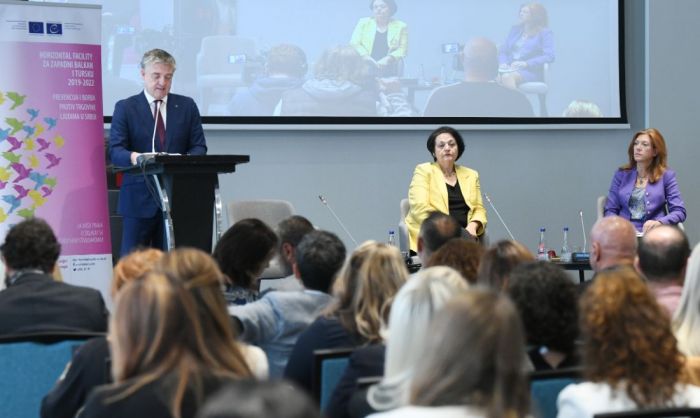 FOTO: Dobojski Info | Evropska Unija i Vijeće Evrope nastavljaju podršku Zapadnom Balkanu u borbi protiv trgovine ljudima u svrhu radne eksploatacije