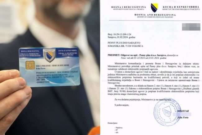 FOTO: Dobojski Info | Elektronski potpis zaživio u praksi BIH: Ugovor bh. kompanije pravno valjan